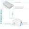 Luxrite 3 Inch Square LED Recessed Downlight 5CCT 2700K-5000K 8W 540LM Dimmable Wet Rated ETL Baffle LR23738-1PK - alternate 8